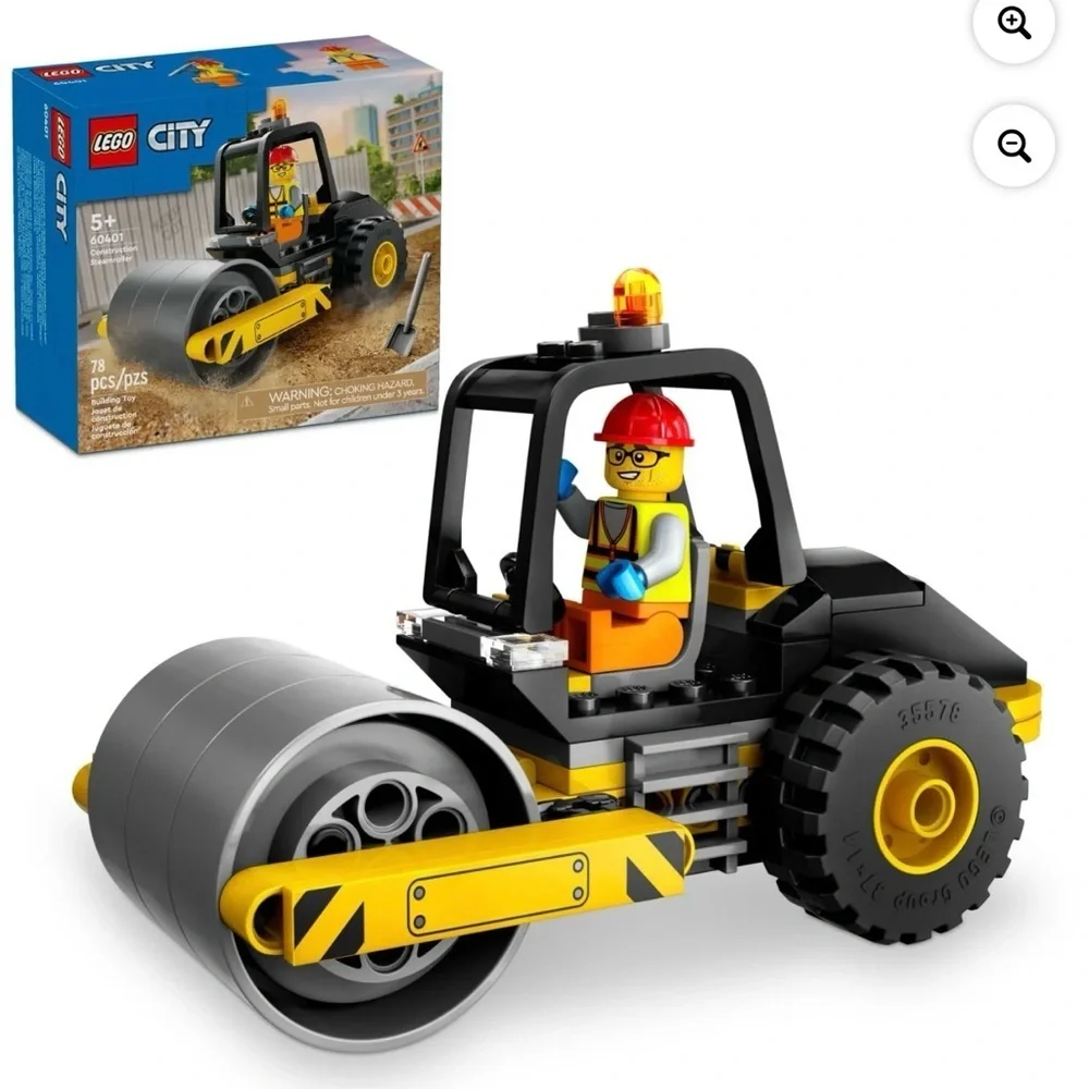 LEGO City Construction Steamroller Toy Playset
